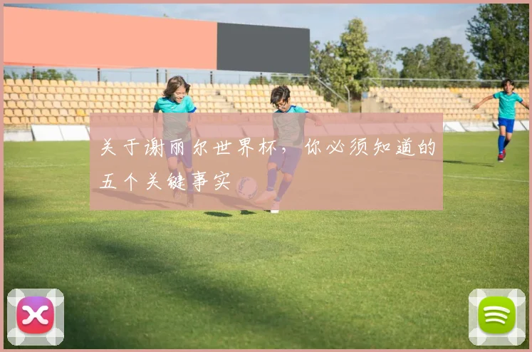 关于谢丽尔世界杯，你必须知道的五个关键事实
